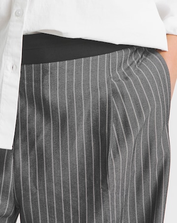 Simply Be Pinstripe Tailored Wide Leg Trouser