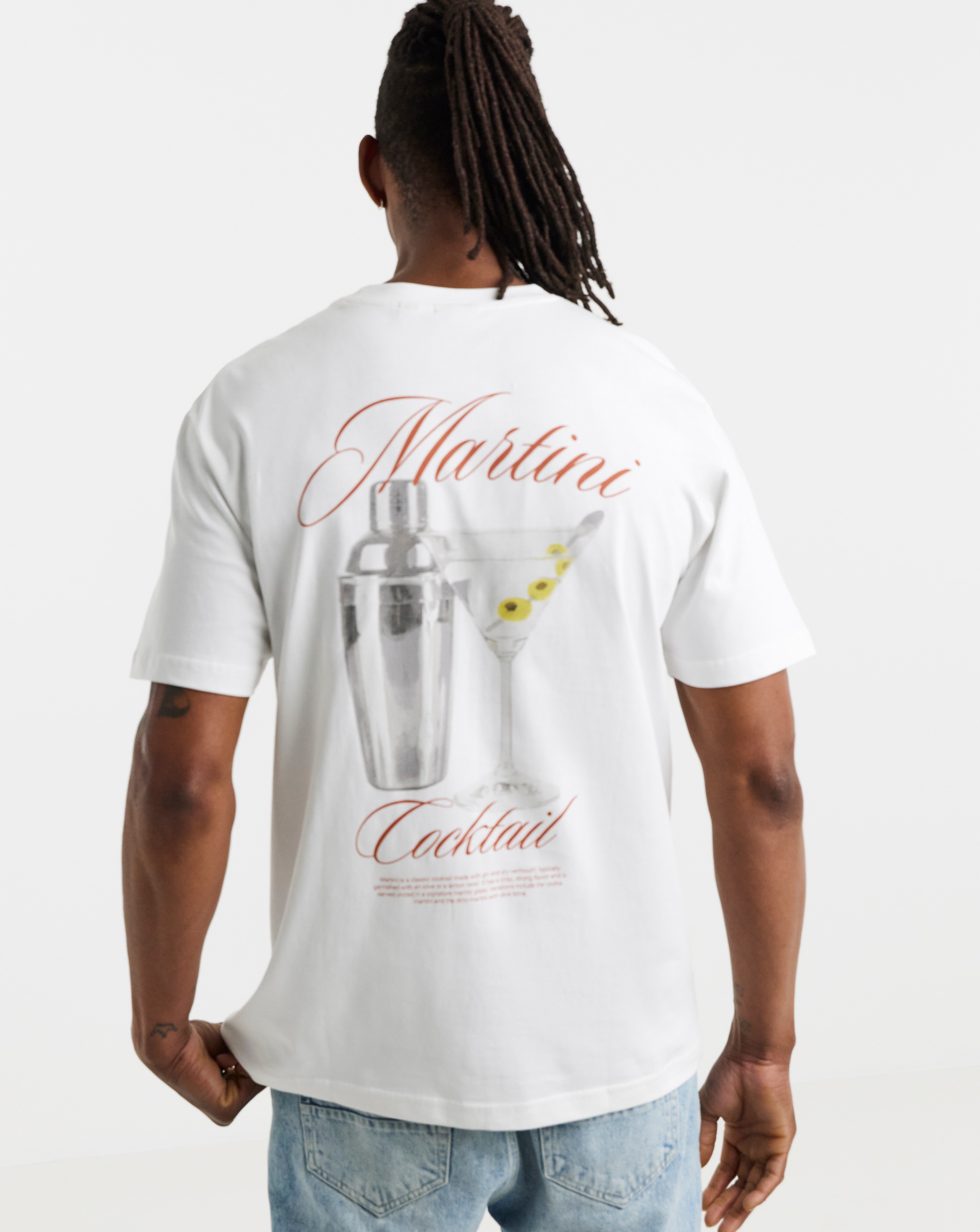 Only & Sons Martini Back Graphic T-Shirt