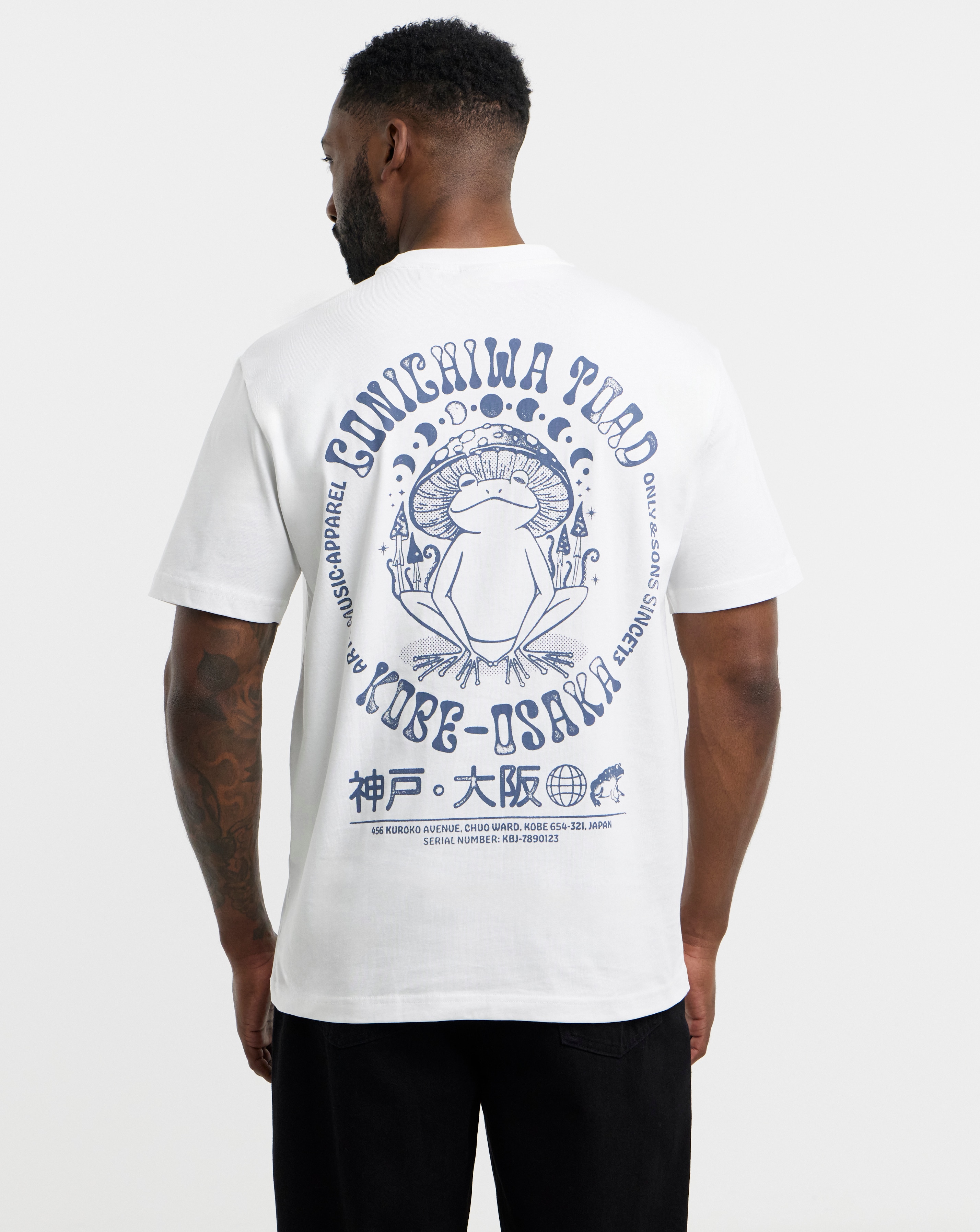 Only & Sons Toad Back Graphic T-Shirt