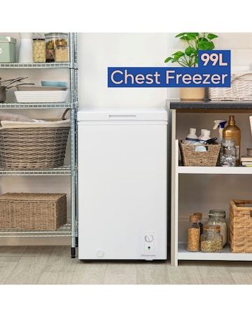 Russell Hobbs RH99CF0E1W 99L Chest Freezer White + Install