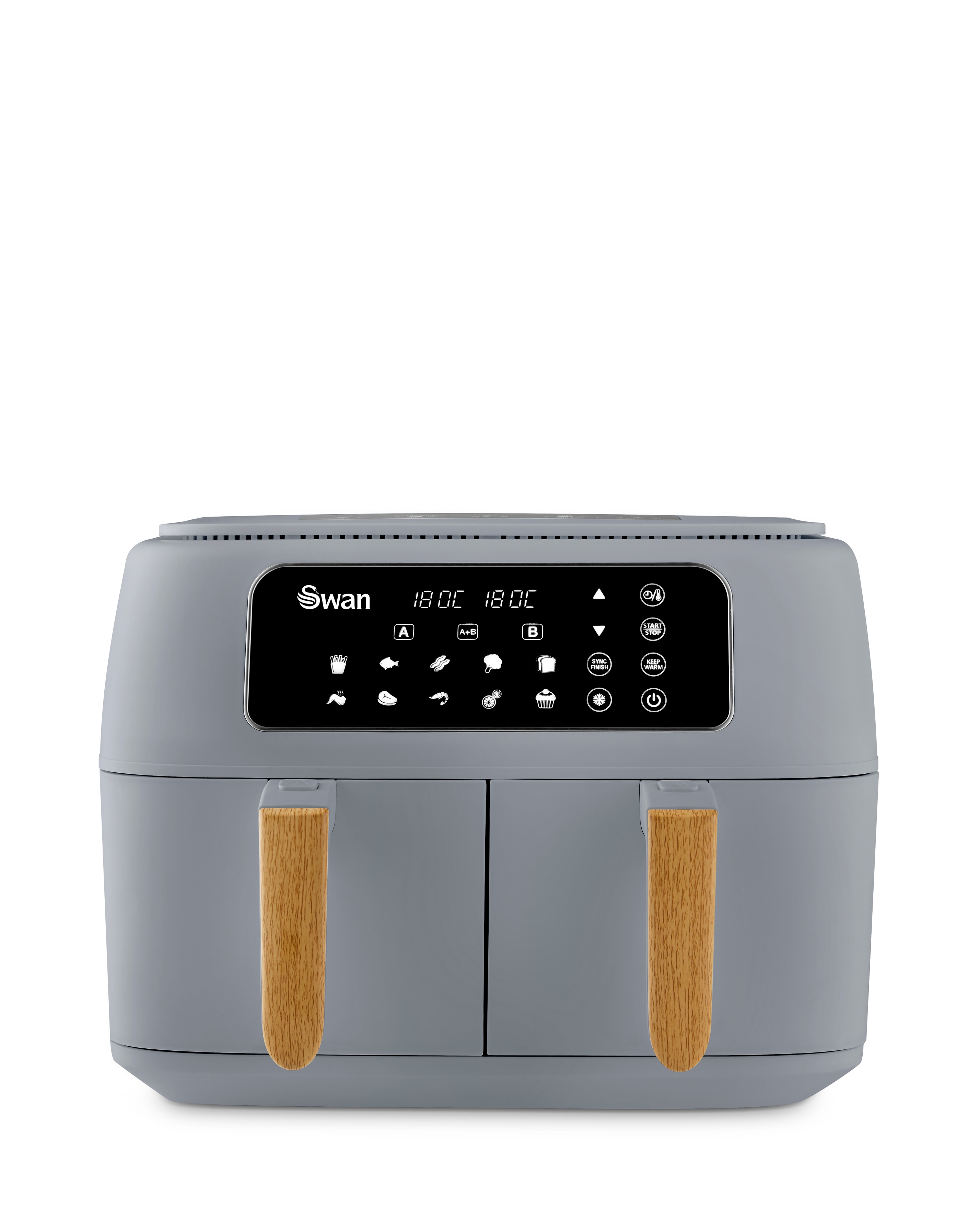 Swan Nordic Grey 8L Digital Air Fryer