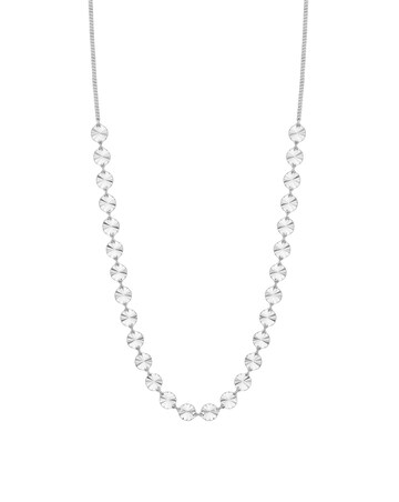 Simply Silver Sterling Silver 925 Diamond Cut Chain Necklace
