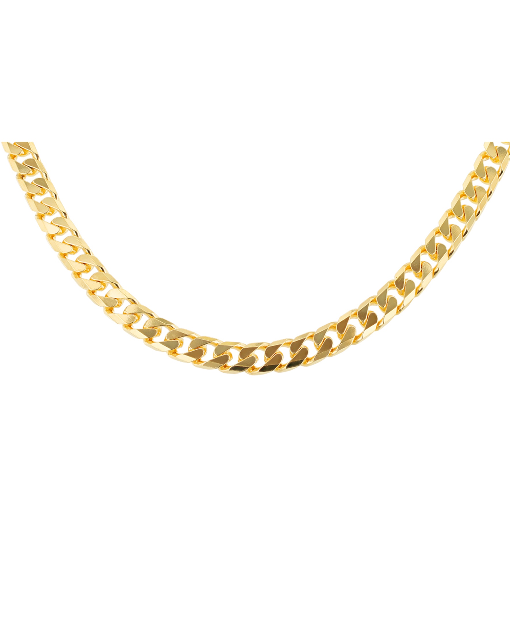 Silver GP diamond cut curb chain