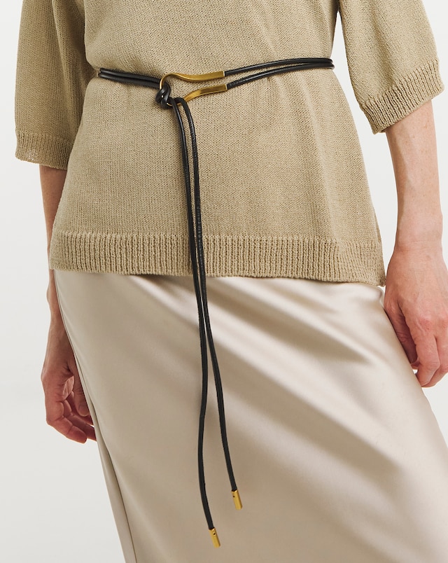 Soft Tie Belt