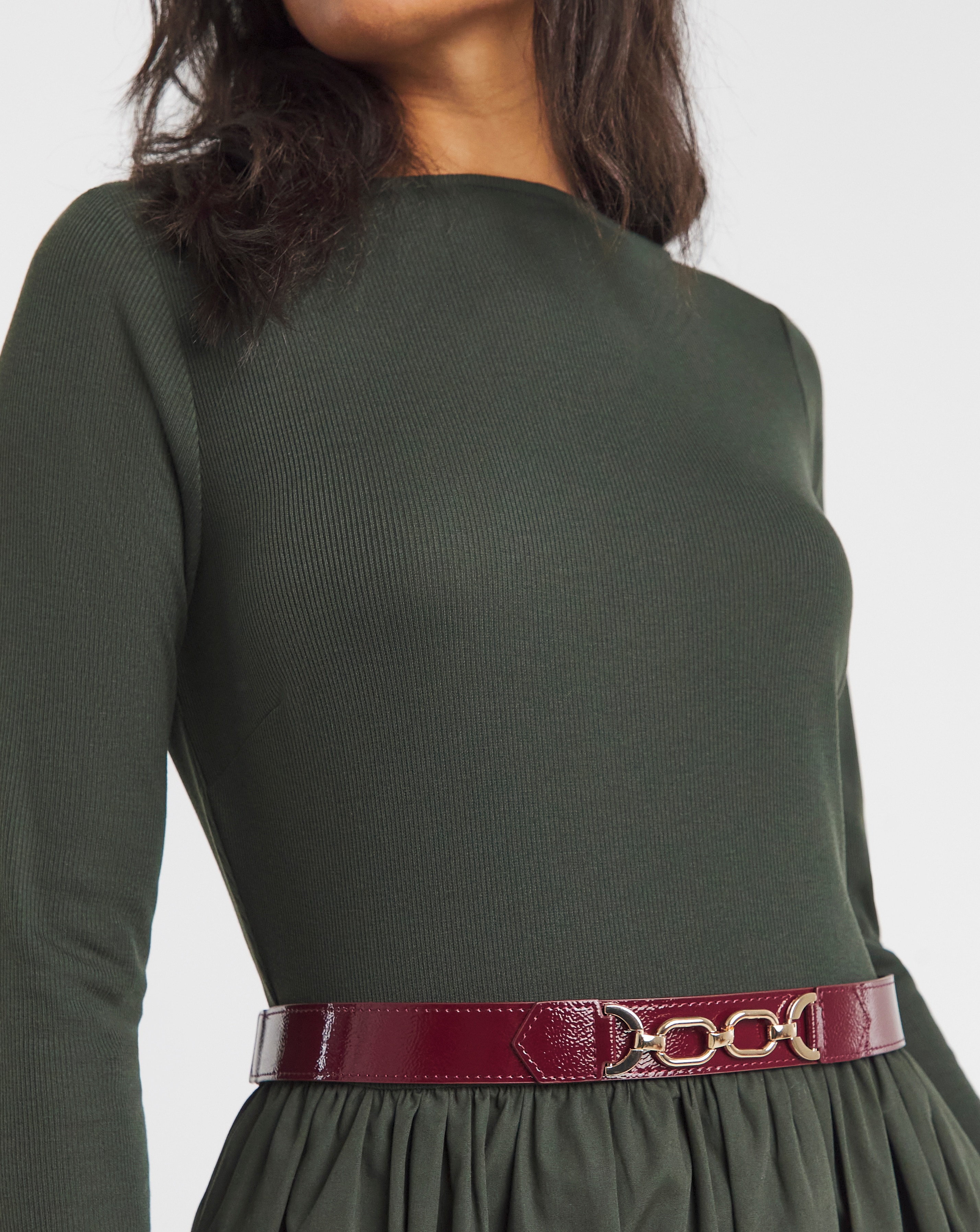 Chain Detail Waist Belt