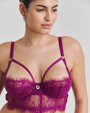 Simply Be Sexy Lace Quarter Cup Long Line Bra