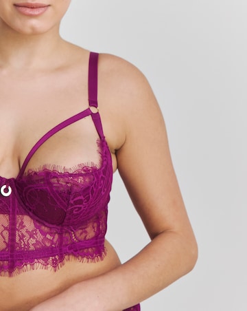 Simply Be Sexy Lace Quarter Cup Long Line Bra