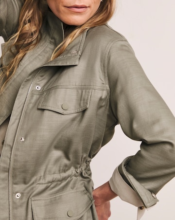 Anthology Khaki Washed Utility Jacket