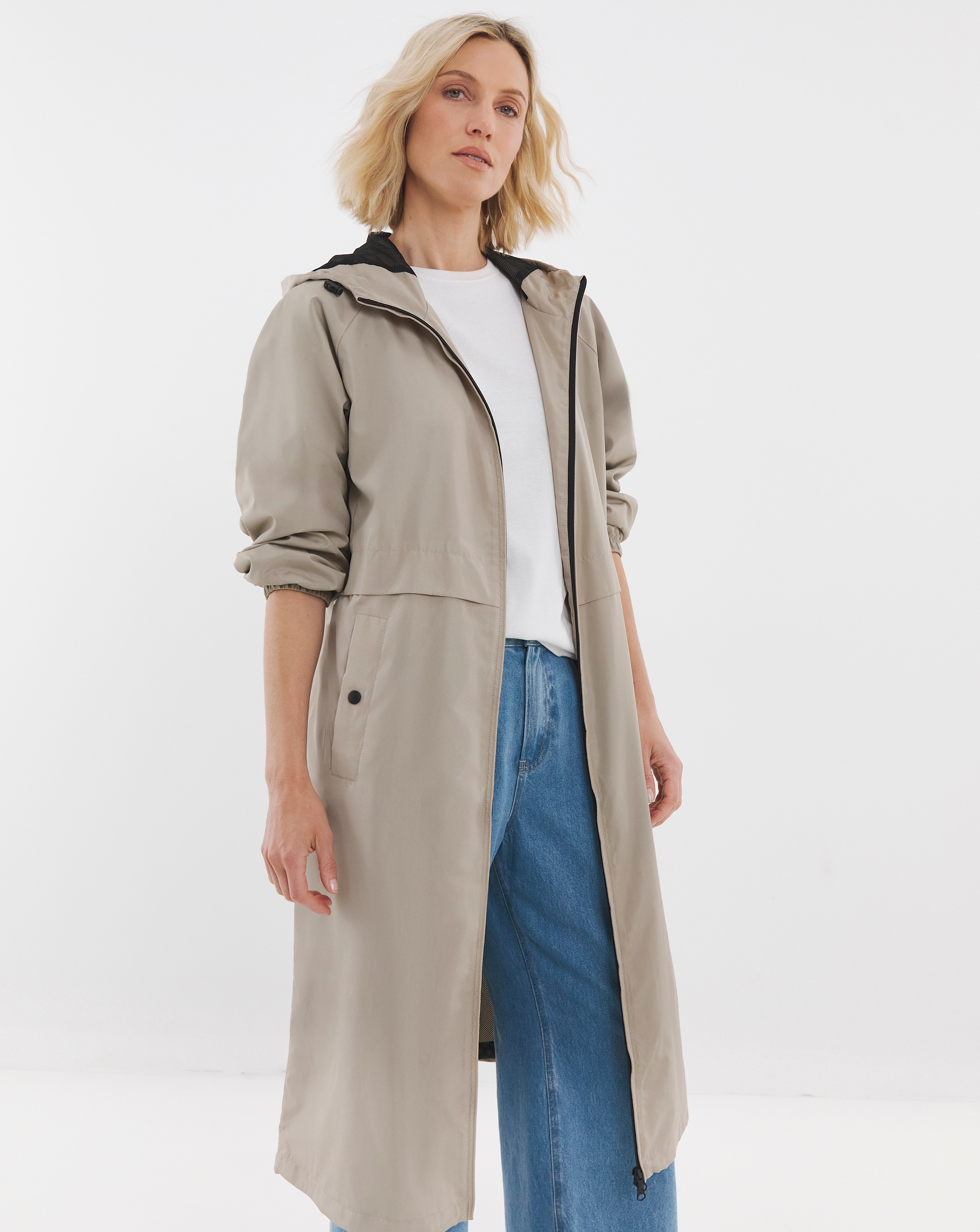 Longline Lightweight Raincoat
