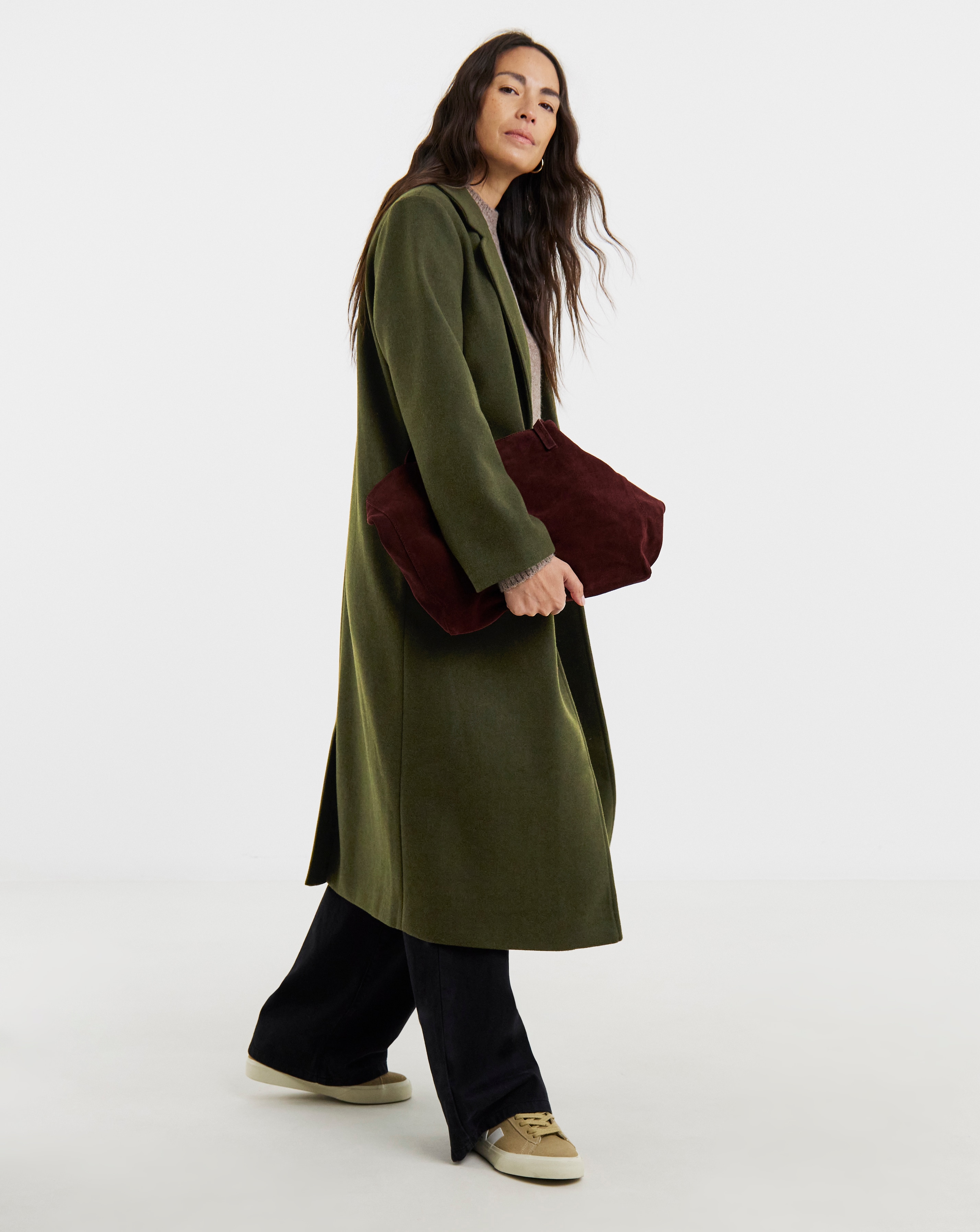 Single Breasted Lined Coat