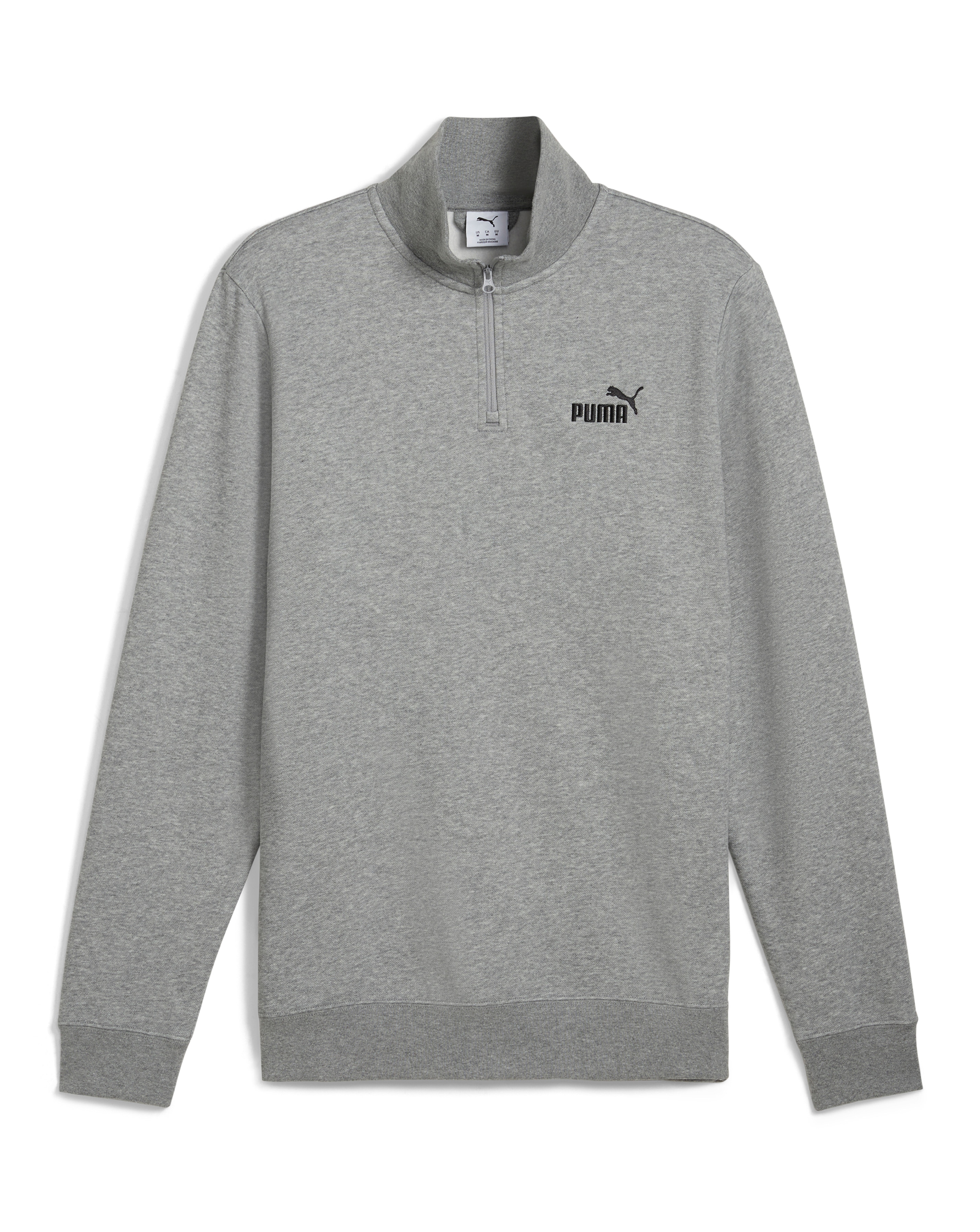 New In - PUMA Essentials Logo 1/2 Zip Sweatshirt