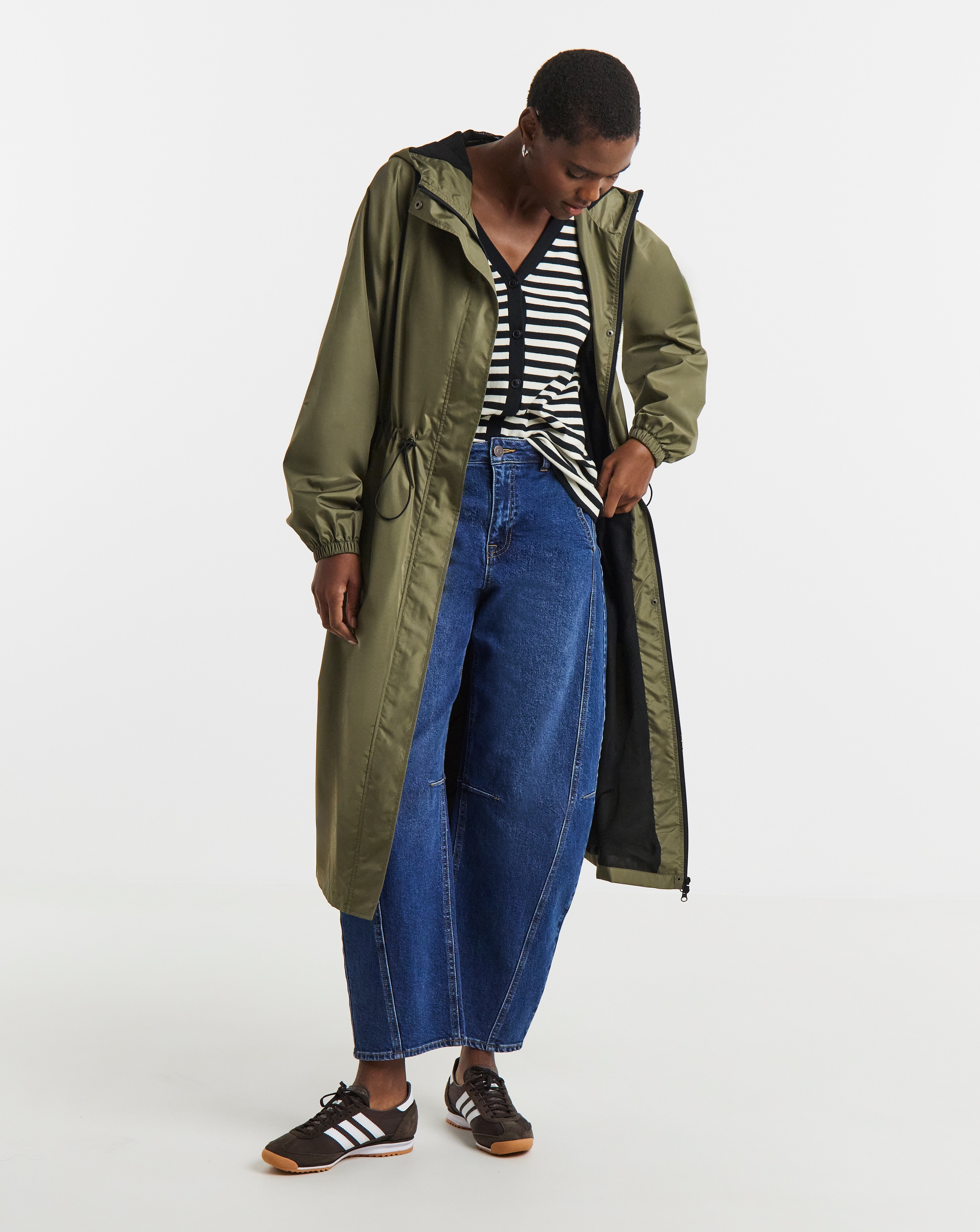 New In - Longline Lightweight Raincoat