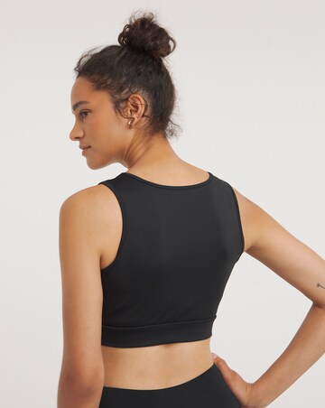 Racer Back Reflective Crop Top