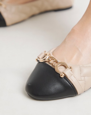 Quilted Ballerina with Trim Wide