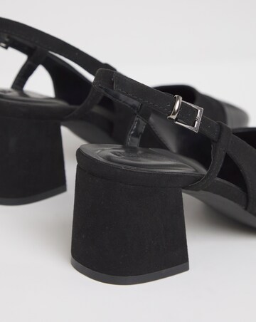 Low Block Heel Slingback Wide