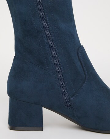 Low Block Heel Knee High Boot EEE C