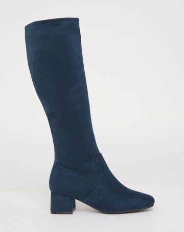 Low Block Heel Knee High Boot EEE C