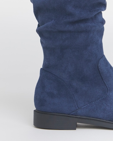 Knee High Ruched Boot EEE Std