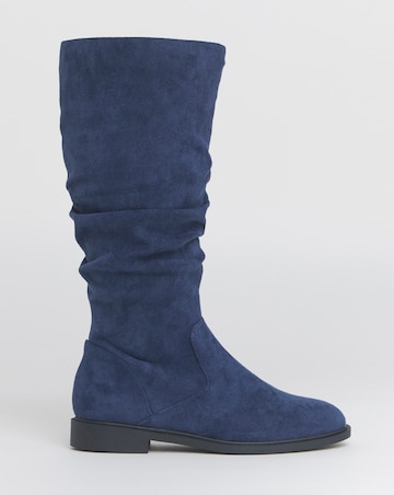 Knee High Ruched Boot EEE Std