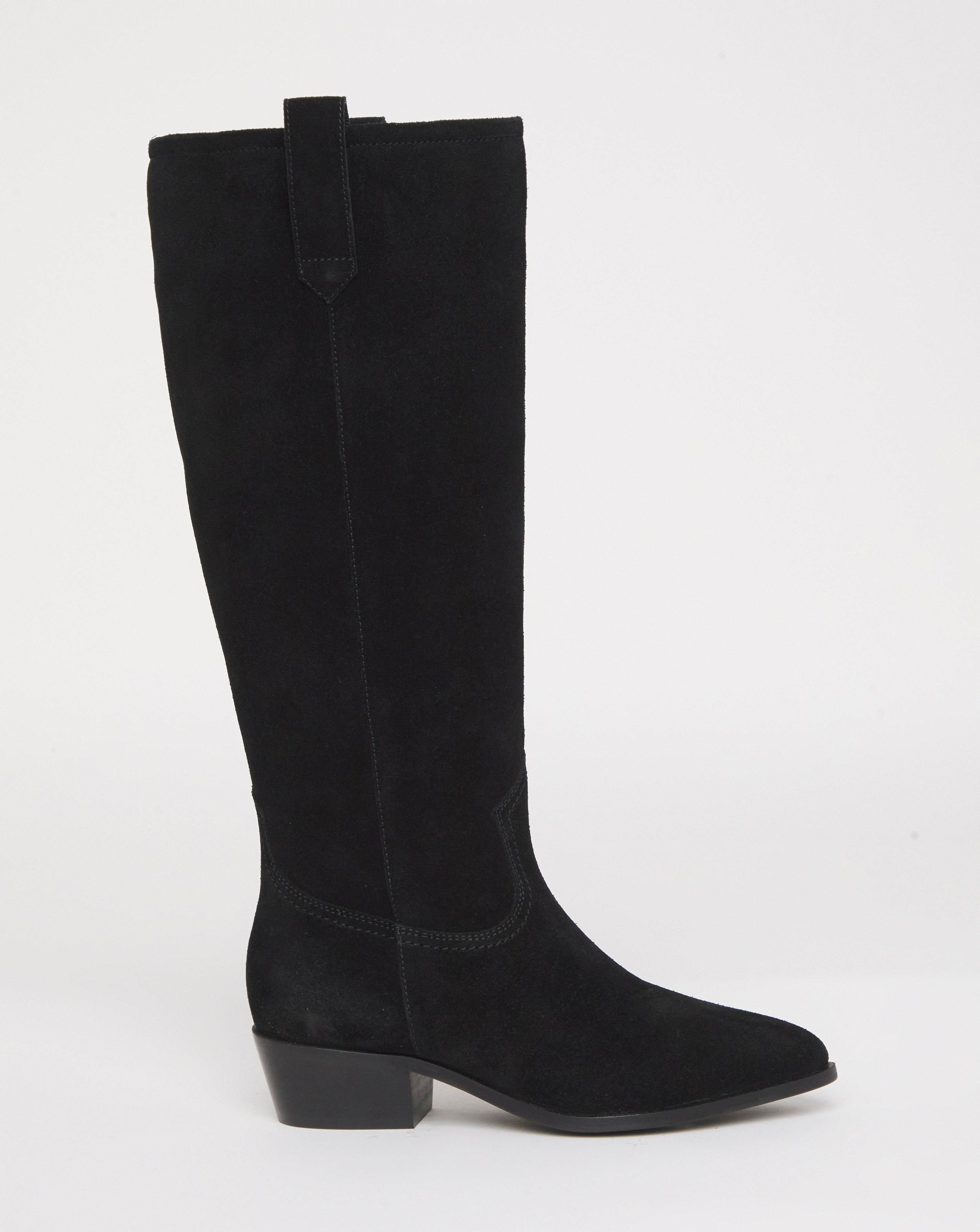 Knee High Suede Western Boot E C