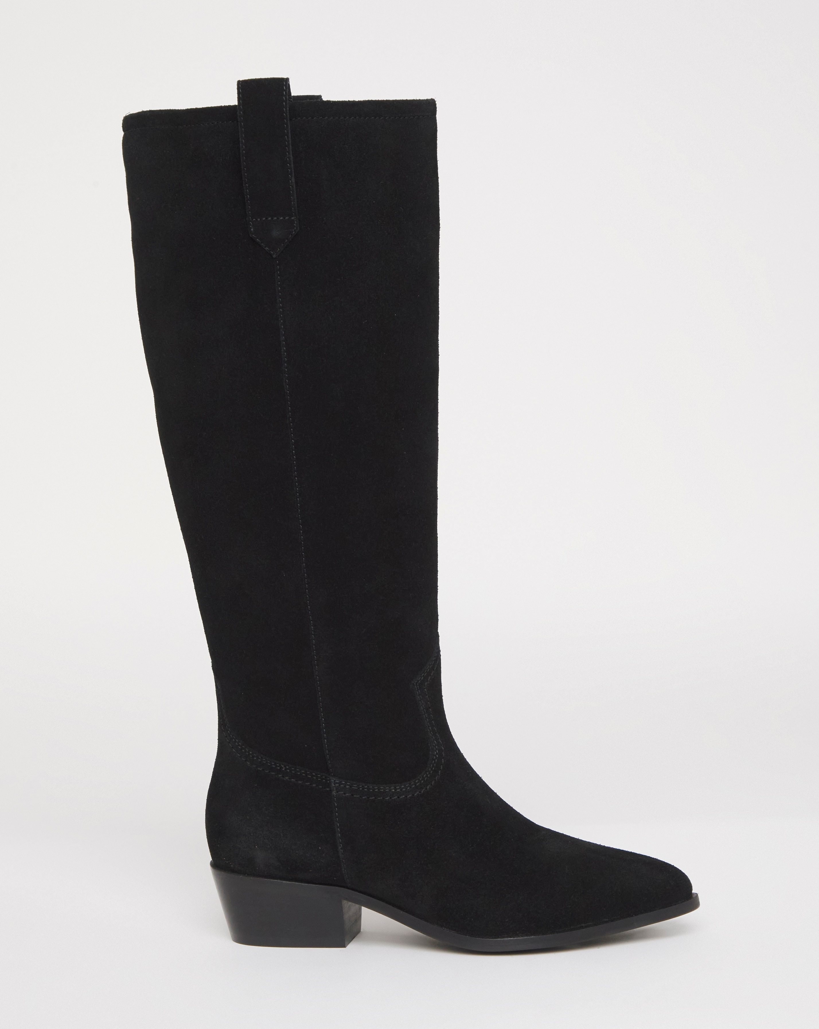 Knee High Suede Western Boot EEE C