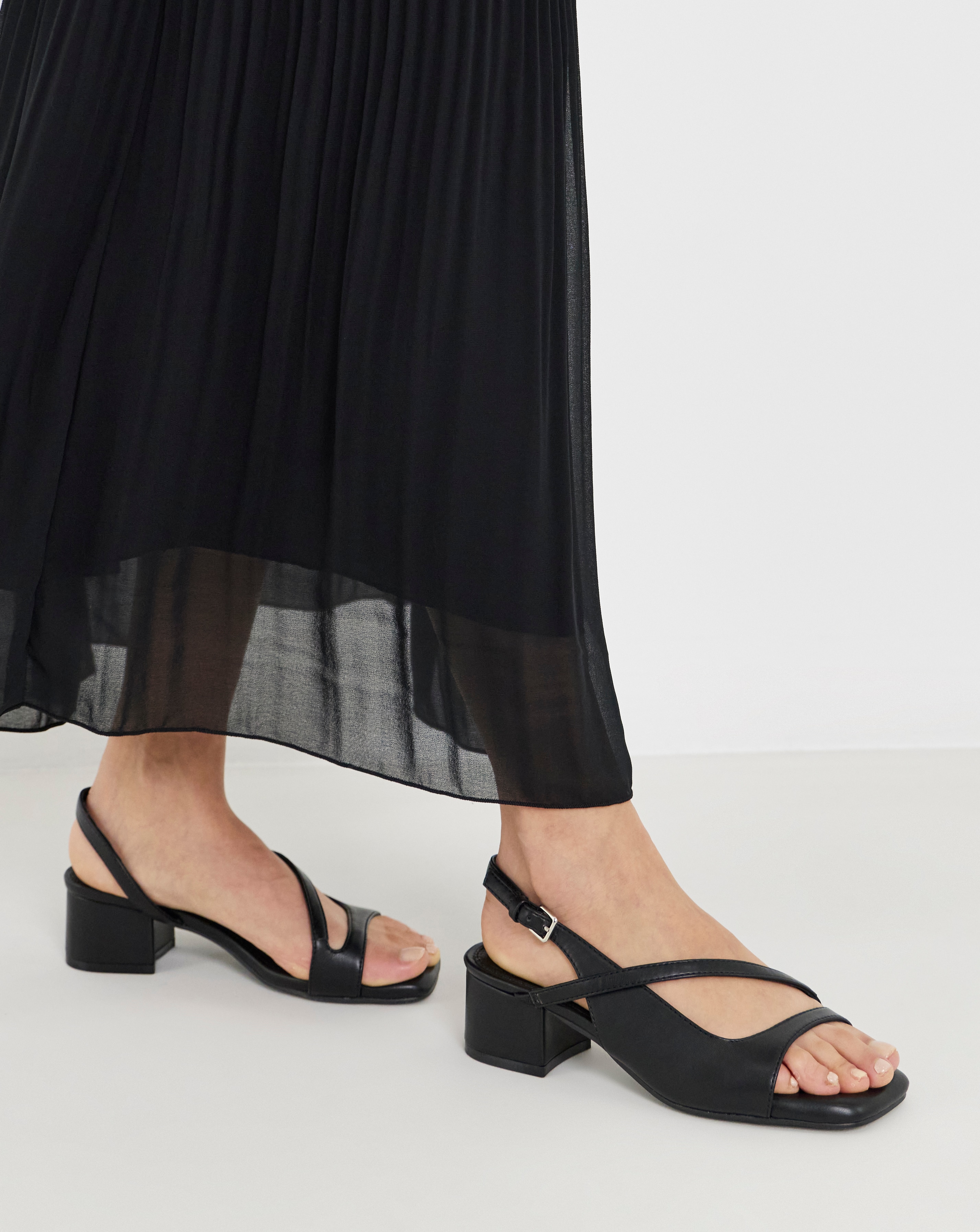 New In - Crossover Slingback Sandals Wide