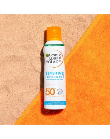 Garnier Ambre Solaire Sensitive Hypoallergenic Dry Mist Sun Spray SPF50+ 200ml