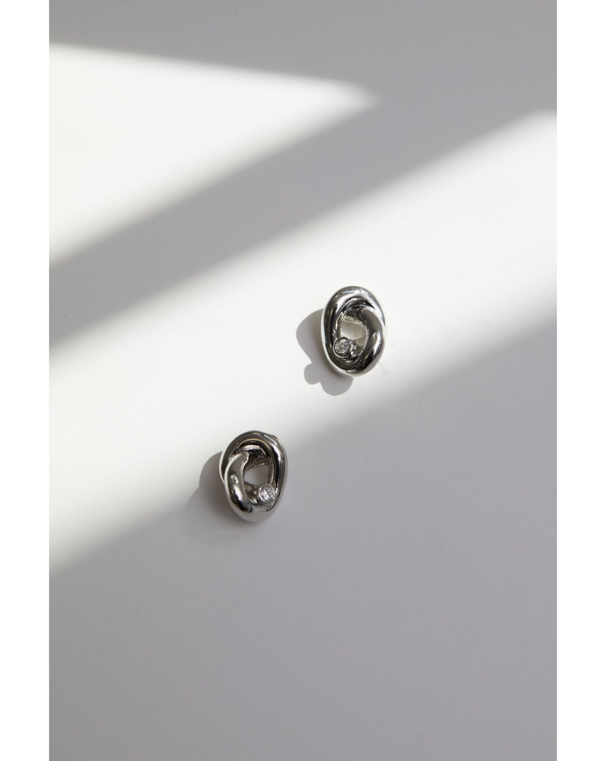 Jon Richard Crystal Knot Earrings