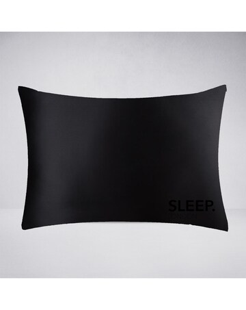 Sleep London Silk Pillowcase & Eyemask Set - Black