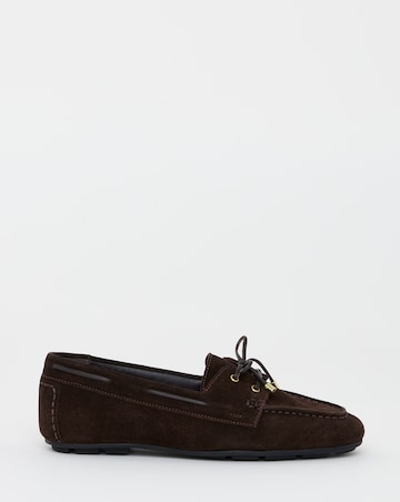 Nina Classic Leather Boat Shoes - Extra Wide Fit (EEE)