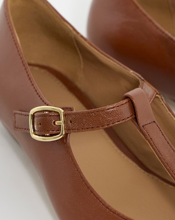 Park Elongated Square Toe Mary Janes - Wide Fit (E)