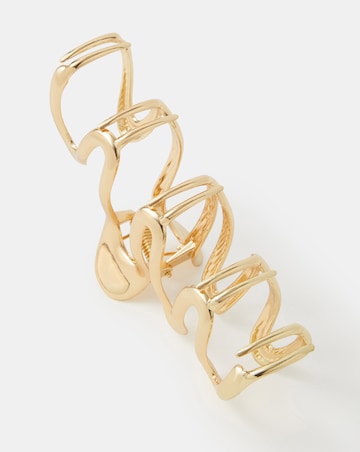 Accessorize Metal Wave Claw Clip