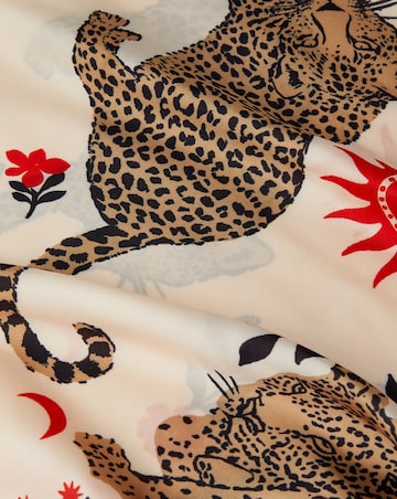 Accessorize Leopard Print Square Scarf