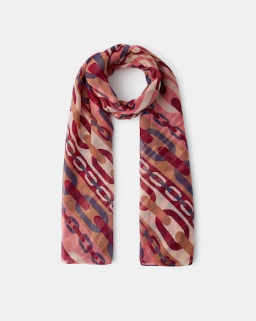 Accessorize Link Print Scarf