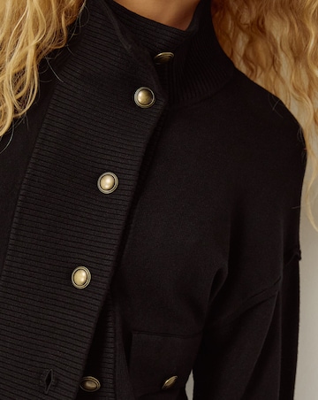 Monsoon Naya High Neck Knitted Jacket