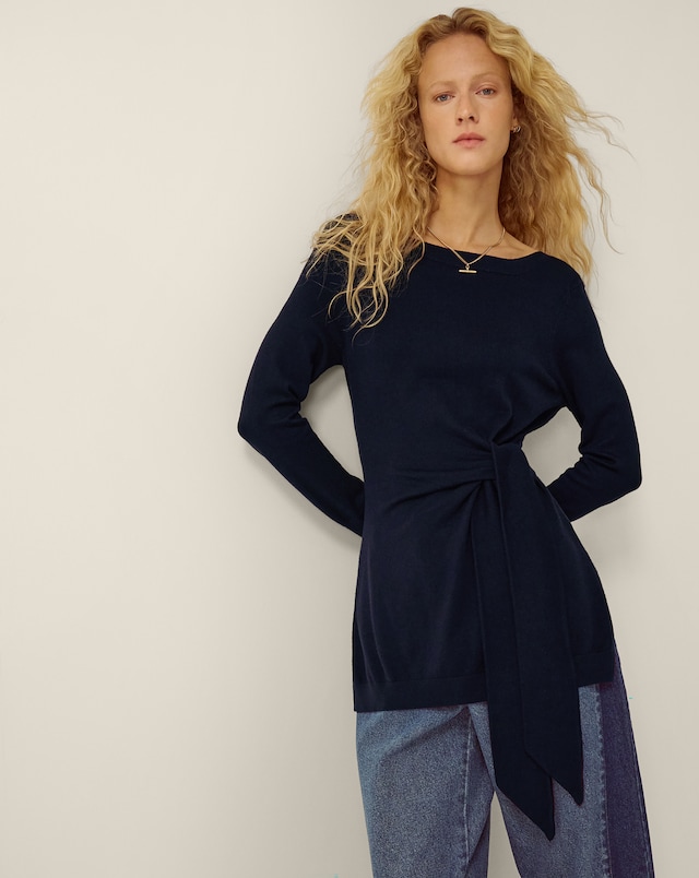 Monsoon Tina Tie Side Jumper