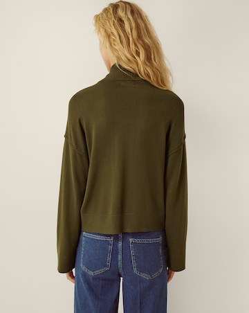 Monsoon Naya High Neck Knitted Jacket