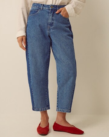 Monsoon Natalie Contrast Barrel Jeans