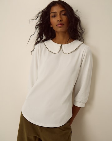 Monsoon Caris Collar Jersey Top