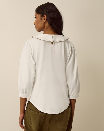 Monsoon Caris Collar Jersey Top