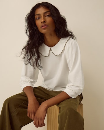 Monsoon Caris Collar Jersey Top
