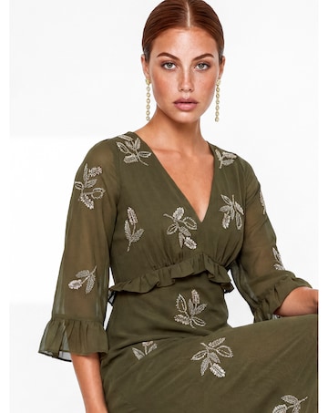 Maya Deluxe Embellished Maxi Dress