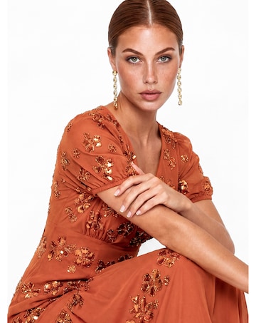 Maya Deluxe Embellished Maxi Dress