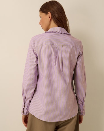Monsoon Sabrina Scallop Stripe Shirt