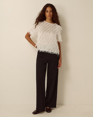Monsoon Payton Ponte Wide Leg Trousers