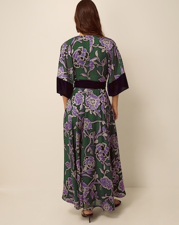 Monsoon Willow Floral Print Midi Dress