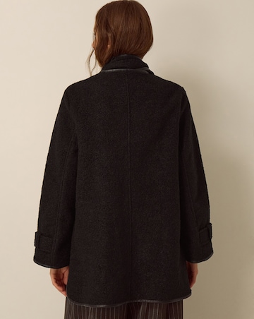 Monsoon Mae Boucle Coat & Scarf