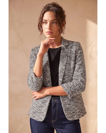 Roman Petite Boucle Stretch Blazer