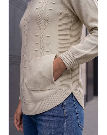 Roman Petite Cable Knit Pocket Jumper