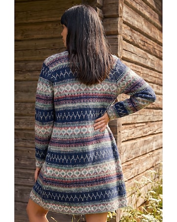 Roman Petite Aztec Longline Cardigan